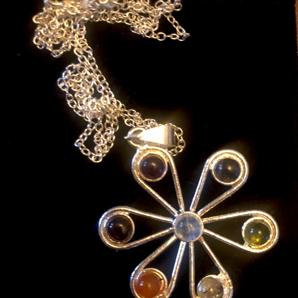 Chakra Flower Necklace